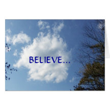 "Believe" Child of the Heavenly Father Card.