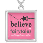 Believe in Fairytales Sterling Silver Necklace
