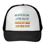 BELIEVE IN LIVE AFTER DEATH TRUCKER HATS
