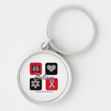 Believe Inspirations Parkinson's Disease Awareness Keychain