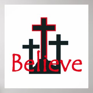 Christian Poster: Believe