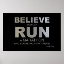 Believe You Can Run a Marathon! Print