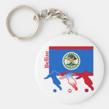 Belise Soccer Players Keychains