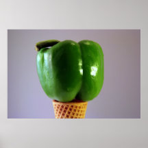 Bell Pepper Ice Cream Print