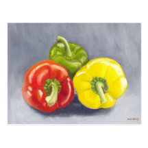 Bell Peppers Post Cards