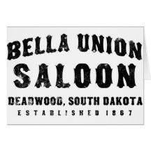 Bella Union Saloon Greeting Cards