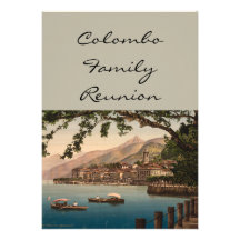 Bellagio I, Lake Como, Lombardy, Italy Invitation