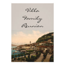Bellagio II, Lake Como, Lombardy, Italy Custom Invitation