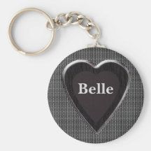 Belle Stole My Heart Keychain