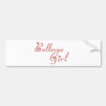 Bellevue Girl tee shirts Bumper Sticker