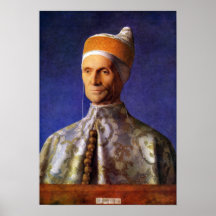 Bellini-Portrait of Dogen Leonardo Loredan Poster