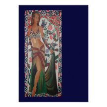 Belly Dancer Personalised Announcements