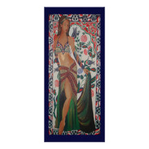 Belly Dancer Rack Cards