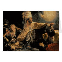 Belshazzar's Feast c.1636-38 cards