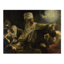 Belshazzar's Feast Post Card
