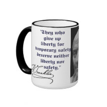 BEN  FRANKLIN QUOTE COFFEE MUG