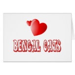 Bengal Cat Love Cards