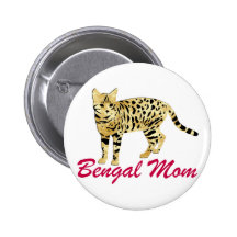 Bengal Cat Mum Pins