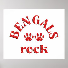 Bengals Rock Poster
