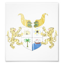 Benin Coat Of Arms Photograph