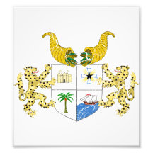 Benin Coat Of Arms Photographic Print