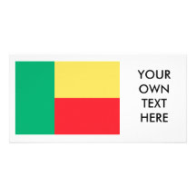 Benin Flag Picture Card