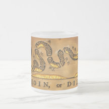Benjamin Franklin's Join Or Die Political Cartoon Coffee Mugs