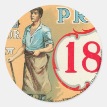 Bennett Labour Collection Round Stickers