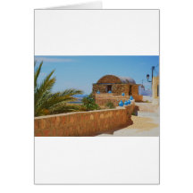 Berber village in Tunisia. Greeting Card
