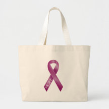 Bergundy Ribbon Tote Bag