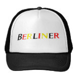 Berlin,Berliner, Germany in Colours of Flag Hats