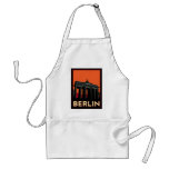 berlin germany oktoberfest art deco retro travel apron