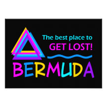 BERMUDA TRIANGLE invitation - customise