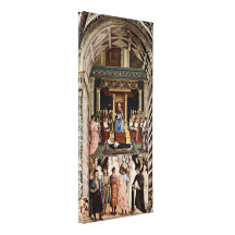 Bernardino di Betto - Fresco Stretched Canvas Print