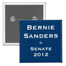 Bernie Sanders for Senate Pin
