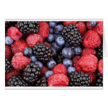 BERRIES GREETING CARD