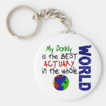 Best Actuary In World (Daddy) Keychain