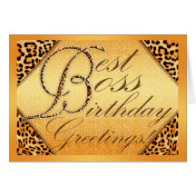 Best boss birthday greeting cards