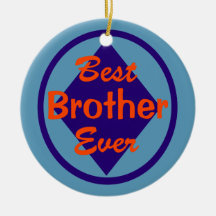 Best Brother Ever Personalised Ornament