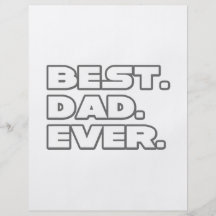 Best Dad Ever Full Color Flyer