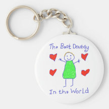 Best Daddy In The World Key Chains