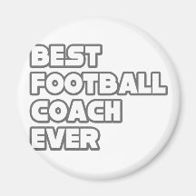 Best Football Coach Ever Fridge Magnet