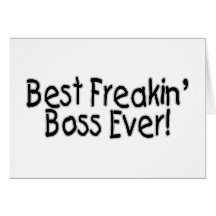 Best Freakin Boss Ever Cards