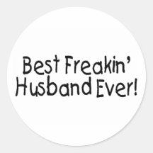 Best Freakin Husband Ever Sticker
