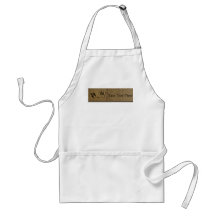 Best Friends Dog Paw and Hand Print in the Sand Aprons