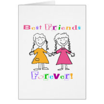 Best Friends Forever BFF Gifts Card