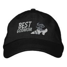 Best Godmother Embroidered Hat
