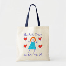 Best Gran In The World Canvas Bag