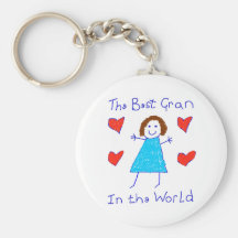 Best Gran In The World Key Chains