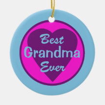 Best Grandma Ever Personalised Photo Ornament